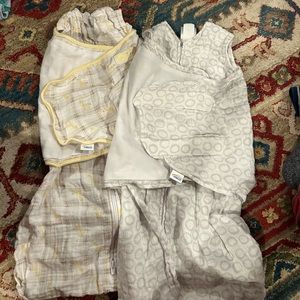 2 muslin hall sleep sacks. Price is for both.
